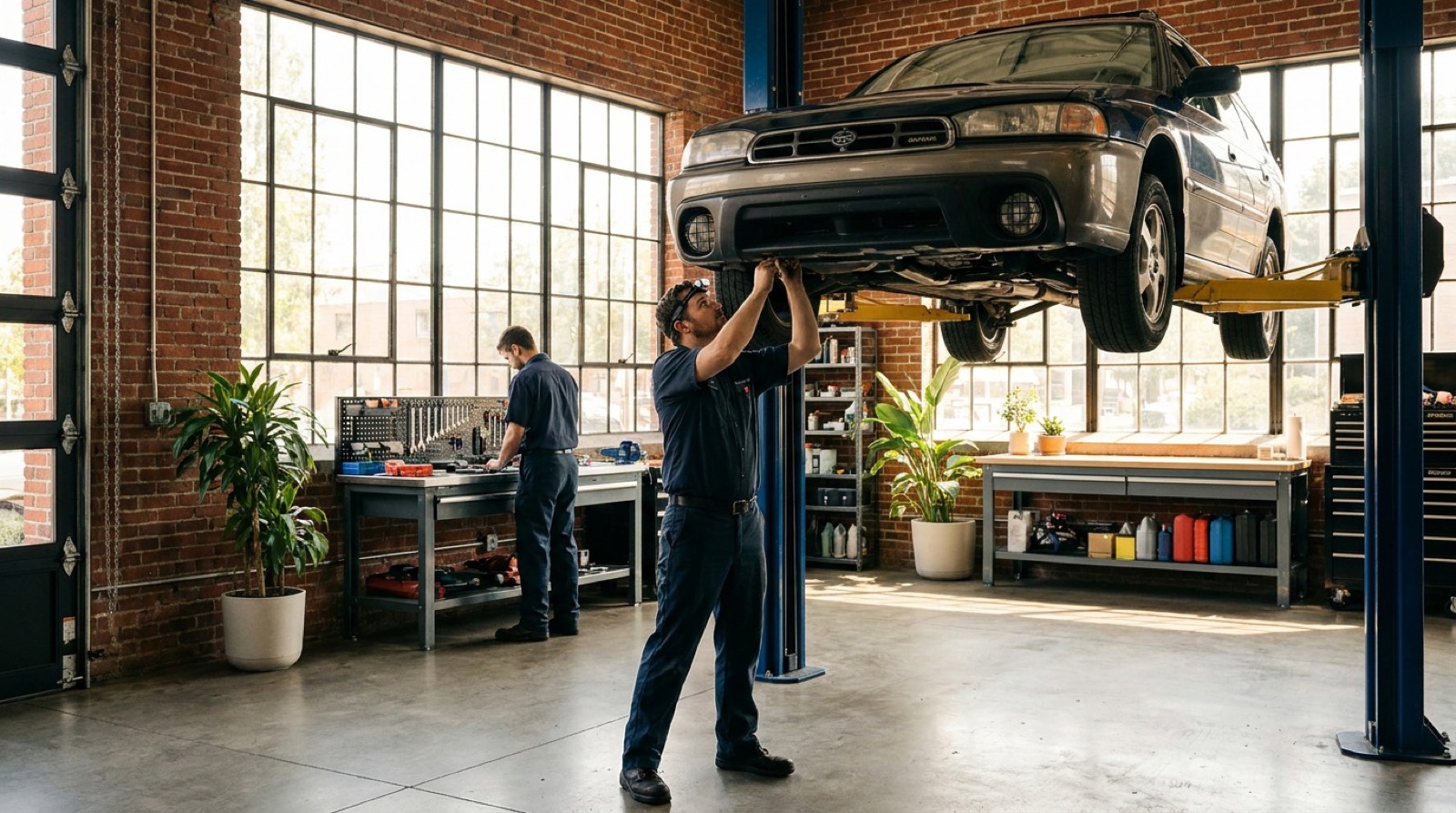 Sample auto repair website hero