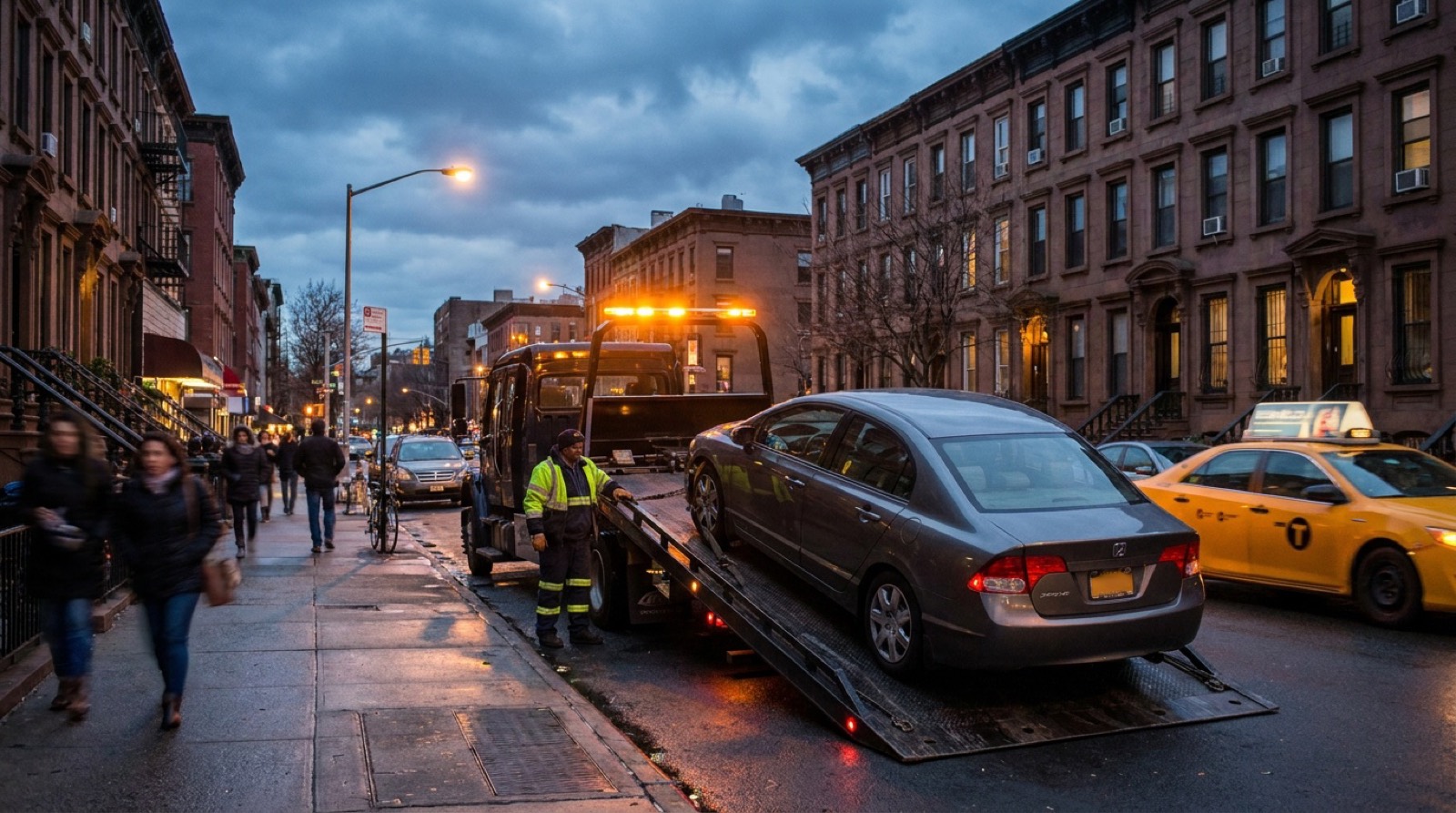 Sample towing website hero